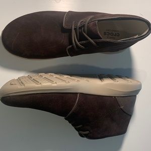 CROCS KINSALE BOOT W/LACES MEN'S 12 BROWN